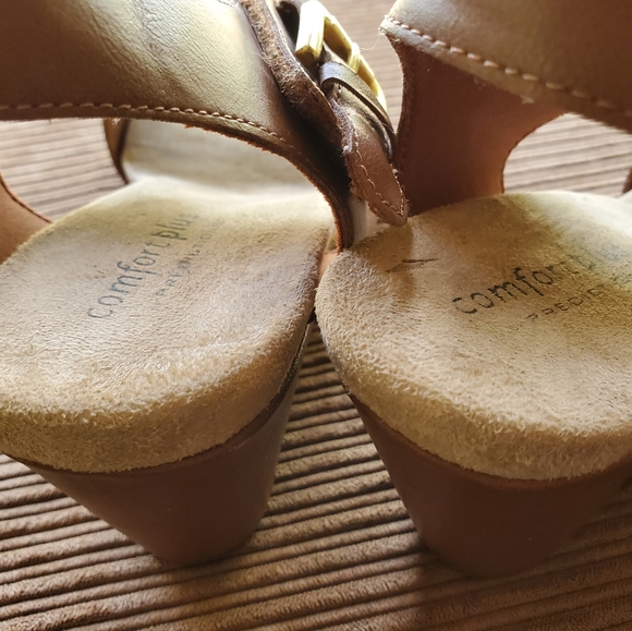 Comfortview Predictions Women's Wedge heel open toe ankle strap sandals 10W - Picture 13 of 13